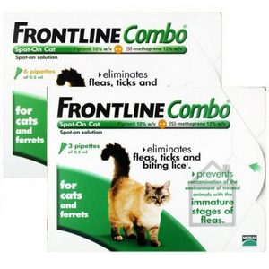 Frontline Combo αμπουλες για γατες πιπετες αντιπαρασιτικες
